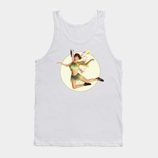 Flying fairy faerie elf butterfly wings Tank Top